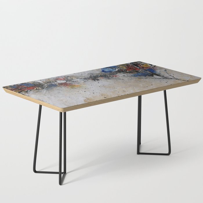 Art Nouveau Abstract Coffee Table