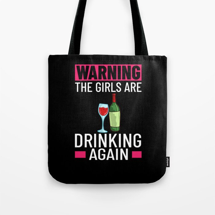Wine Tasting Glass Red Bottle Taster Drinker Tote Bag