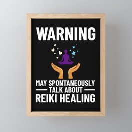 Reiki Healer Energy Healing Music Master Stone Framed Mini Art Print