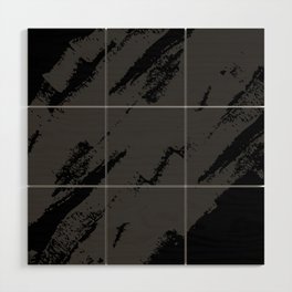 Abstract Charcoal Art Black Gray Grey Wood Wall Art