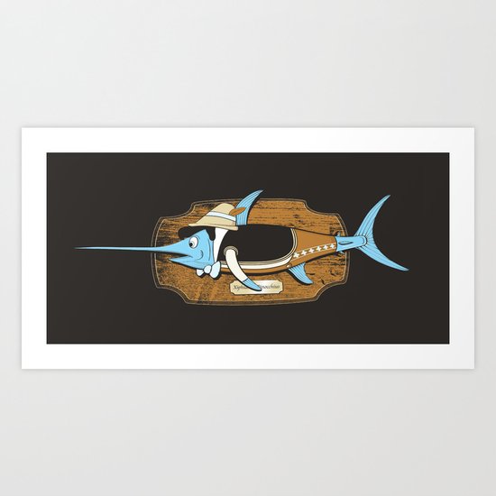 Xiphias Pinocchius Art Print