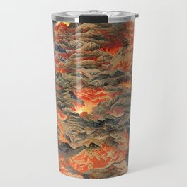 Mountains of Fire - ukiyo-e Travel Mug