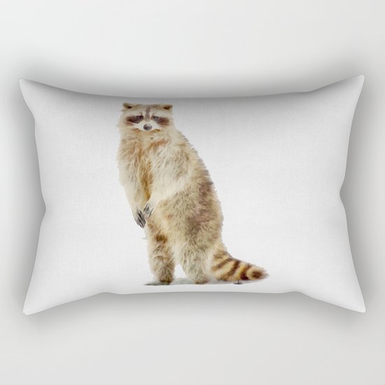 Raccoon Rectangular Pillow