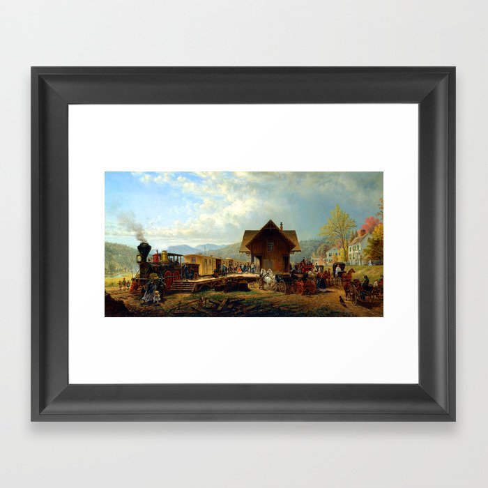 Edward Lamson Henry The 9:45 Accomodation Framed Art Print