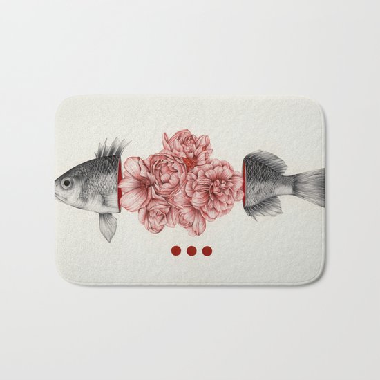 To Bloom Not Bleed Bath Mat