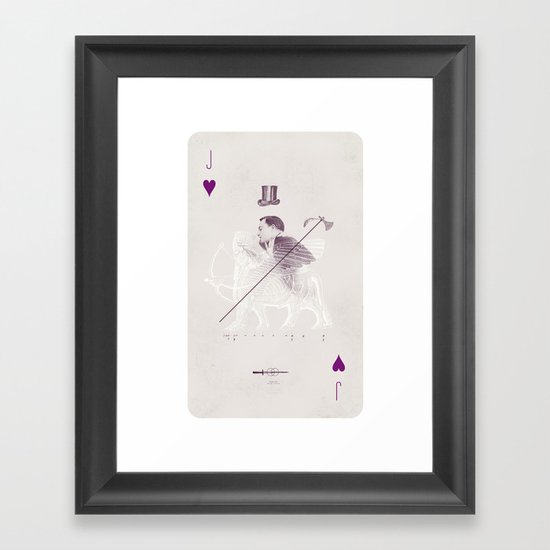 Jack of Hearts Framed Art Print