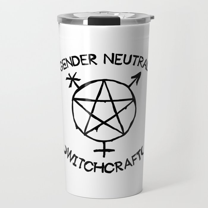 Gender Neutral Witchcraft (simple) Travel Mug
