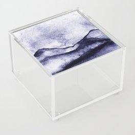 Purple Serene Mountains Acrylic Box