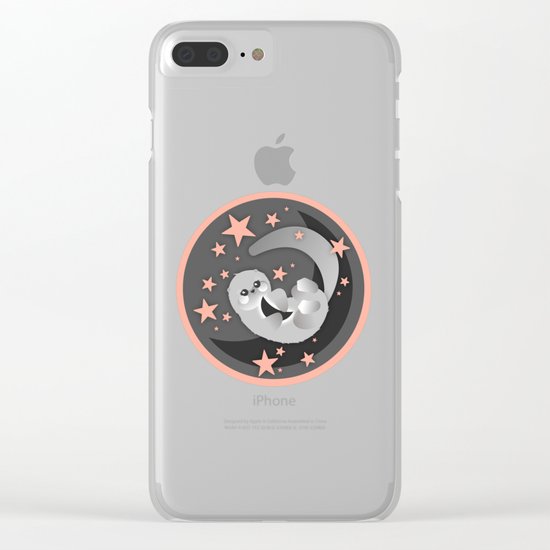 Space's Otter Clear iPhone Case