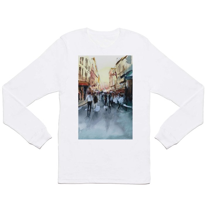 PARIS Street - Painting Long Sleeve T Shirt