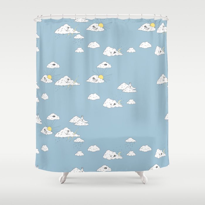 Dreaming about Super Raccoon Shower Curtain