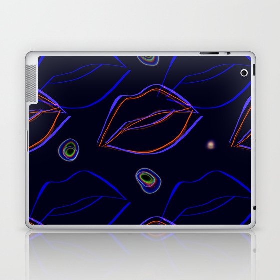 Abstract Lips Laptop & iPad Skin