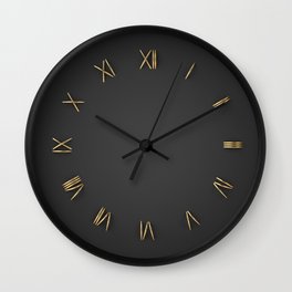 Time is Gold Wall Clock