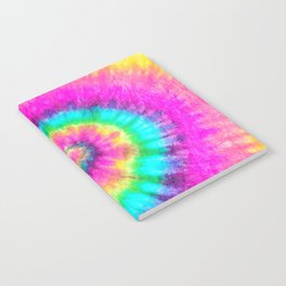 Colorful Tie Dye Spiral Notebook
