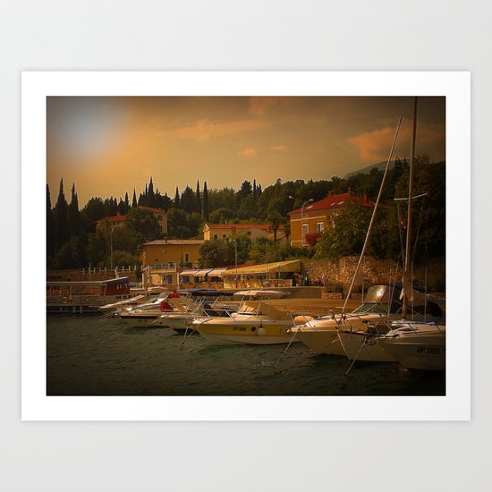 Abendstunden Art Print