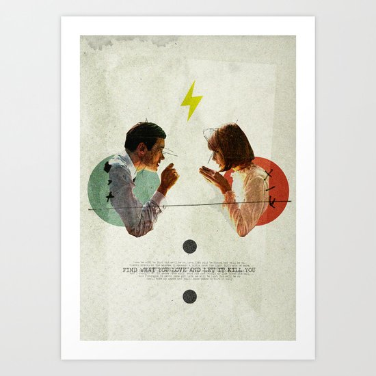 Bland | Collage Art Print