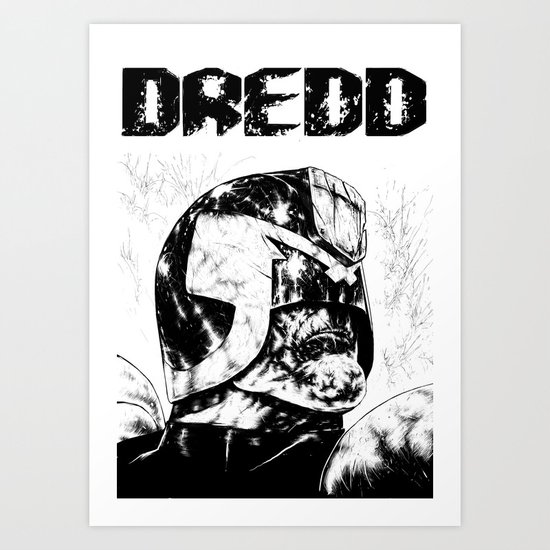 Dredd Art Print