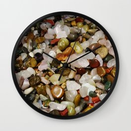Beautiful Gemstones Wall Clock