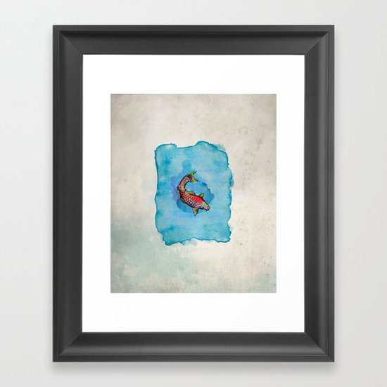 Small Fish. Small Pond. Framed Art Print
