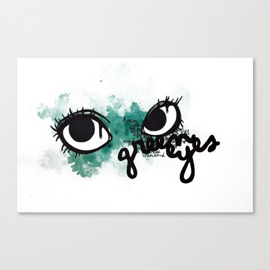 Green Eyes Canvas Print
