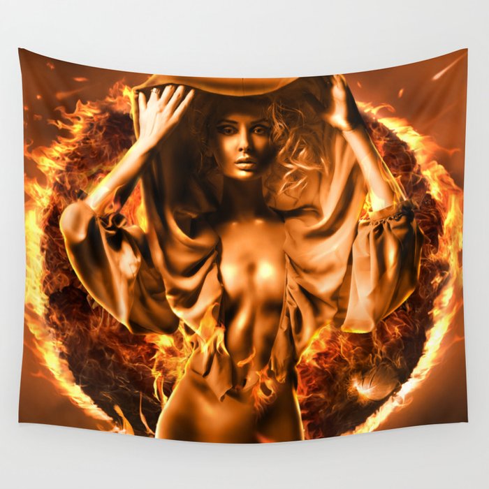 The Rise of Phoenix Wall Tapestry