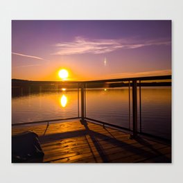 "I just need you and some sunsets" Canvas Print