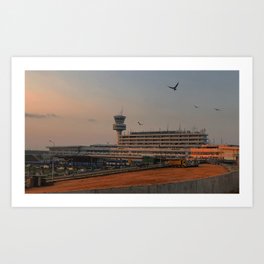 Flight: Murtala Muhammed Airport, Lagos, Nigeria Art Print