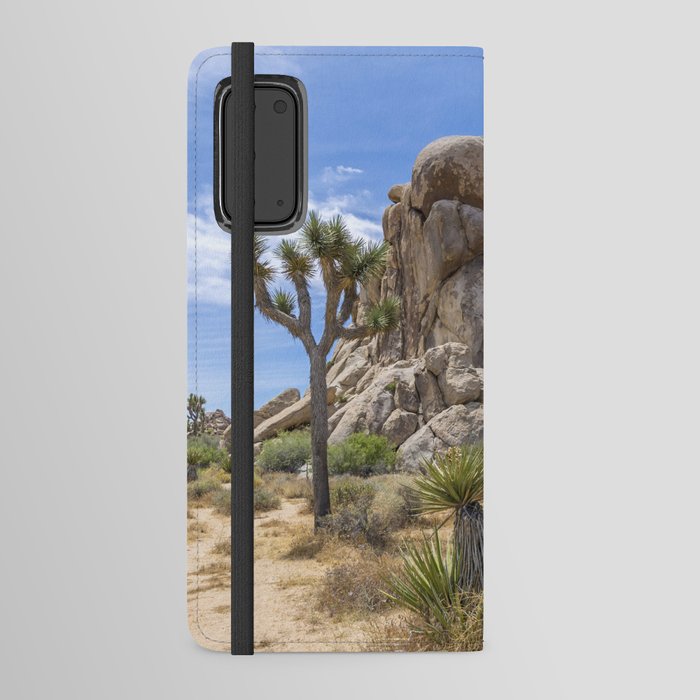 Roadside Rock, Joshua Tree National Park Android Wallet Case