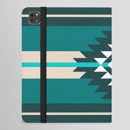 Aztec design in turquoise color iPad Folio Case