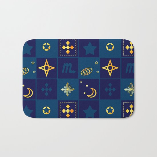 Night Waltz of the planets. Bath Mat