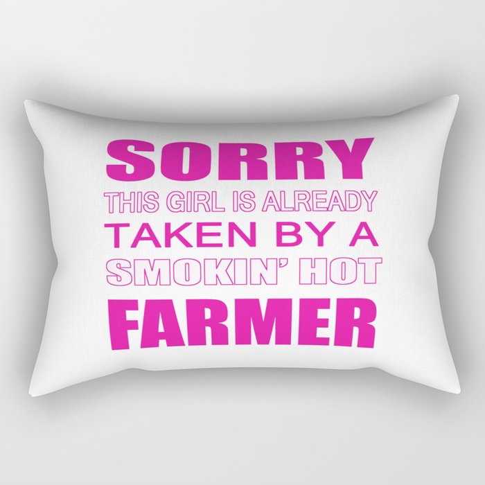 Taken By A Farmer Rectangular Pillow