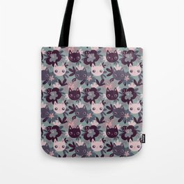 Cat floral3 Tote Bag