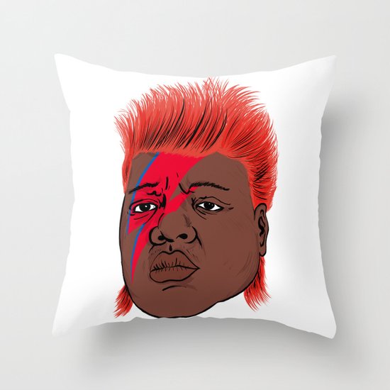 Biggie Stardust Throw Pillow