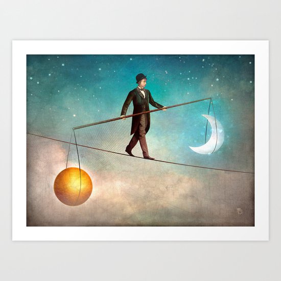 Between Night and Day Art Print
