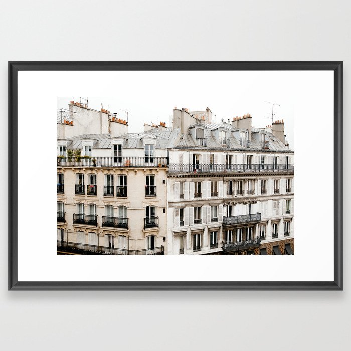 Paris France Buildings Framed Art Print