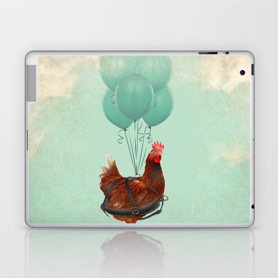 Chickens can't fly 02 Laptop & iPad Skin