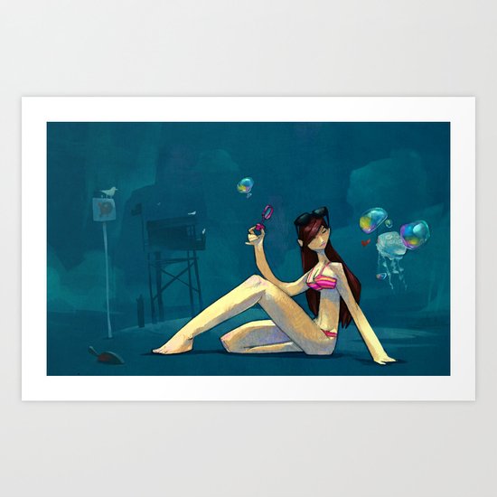 Jellyfish Art Print