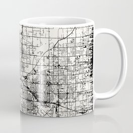 USA, Oklahoma City Map Mug