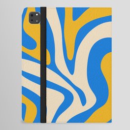25 Abstract Swirl Shapes 220711 Valourine Digital Design iPad Folio Case