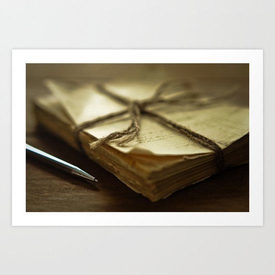 Letters Art Print