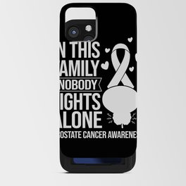 Prostate Cancer Blue Ribbon Survivor Awareness iPhone Card Case