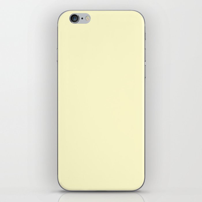 Lemon Chiffon Yellow iPhone Skin