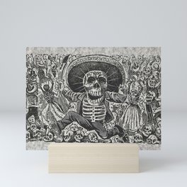 Calavera Oaxaqueña - Día de los Muertos - Mexican Day of the Dead by Jose Guadalupe Posada Mini Art Print
