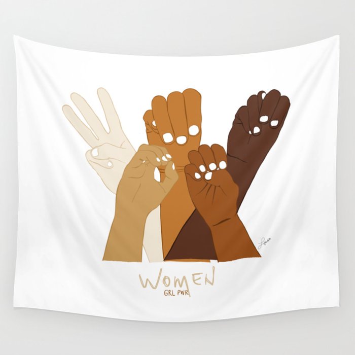 Women’s Stronger Together  Wall Tapestry