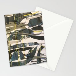 The Cursive Earth- Painted Paper Art Stationery Card
