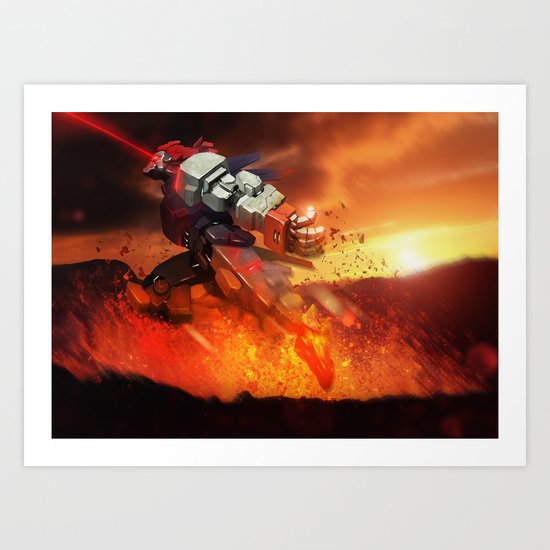 Mecha series // Akuma Art Print