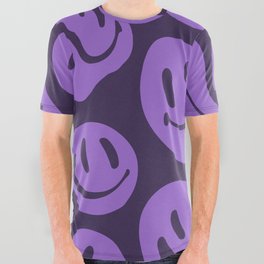 Amethyst Melted Happiness All Over Graphic Tee