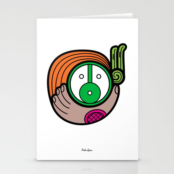 Green Child - Niño Verde Stationery Cards