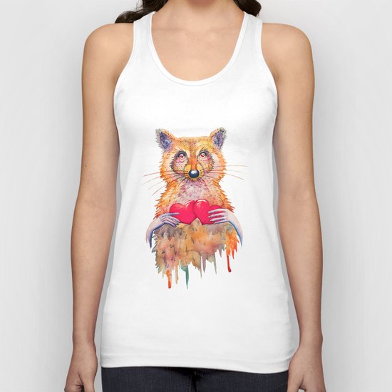 Raccoon Unisex Tank Top