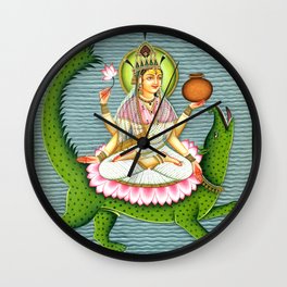 Goddess Ganga Wall Clock